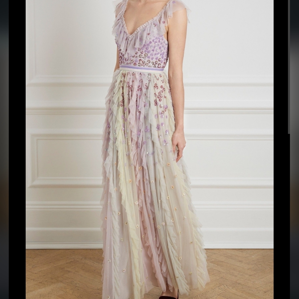 BHLDN Needle & Thread Dress size US 6 $600 - Picture 6 of 16